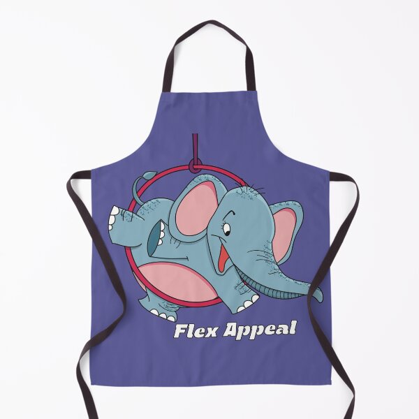 Item preview, Flex Appeal | Funny Flexible Elephant on Aerial Hoop designed and sold by Becky-Poppins.