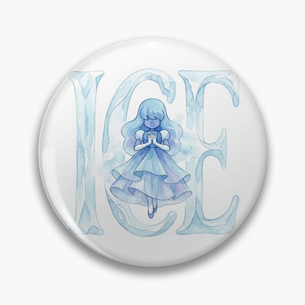 Item preview, Sapphire ICE - Delicate Pastel Watercolor designed and sold by 0Zetgest.