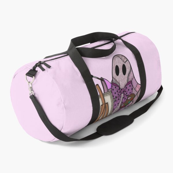 Item preview, Mauve Purple Patchwork Ghost Artist | Cute Painter Ghost Cottagecore Halloween Art designed and sold by Ink & Kind Studio.