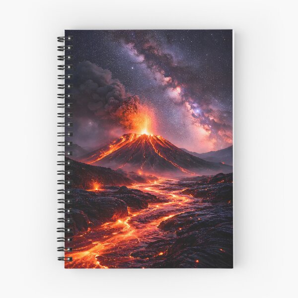 Item preview, Volcanic Eruption Beneath the Milky Way designed and sold by Yomere.