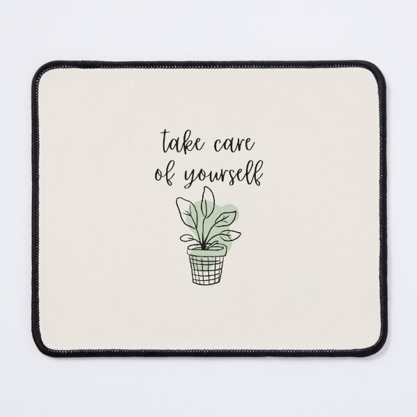 Item preview, Take Care of Yourself Botanical Line Art designed and sold by GemsAnatomy.