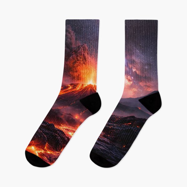 Item preview, Volcanic Eruption Beneath the Milky Way designed and sold by Yomere.