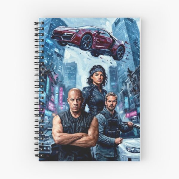 Item preview, Furious 7 Action Thriller Fine Art Tribute designed and sold by Art's Diner.