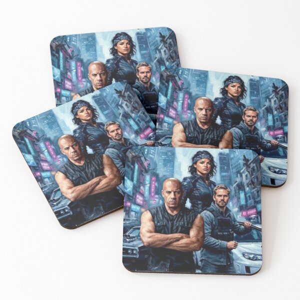 Item preview, Furious 7 Action Thriller Fine Art Tribute designed and sold by Art's Diner.