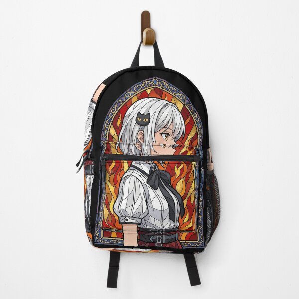 Item preview, Koneko Toujou High School DxD Flame Stained Glass Profile designed and sold by mildaclairmo.