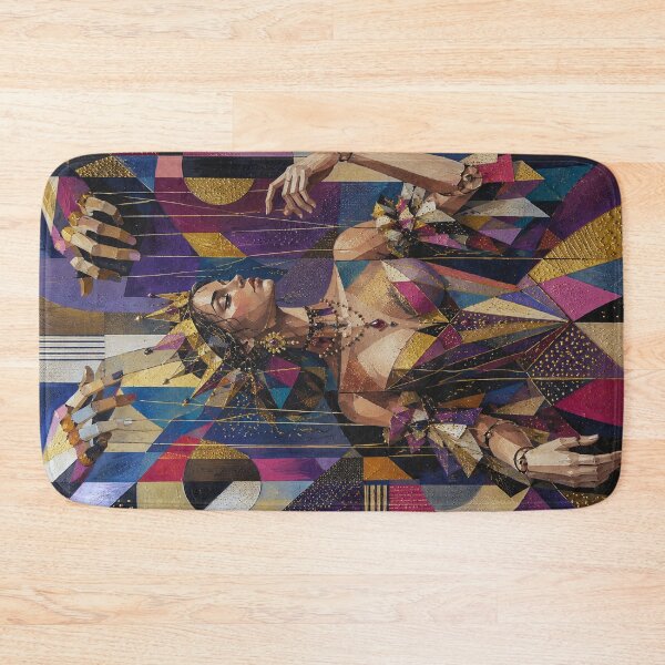Item preview, Marionette Queen, a puppet on a string painting. designed and sold by GalleryKauffeld.