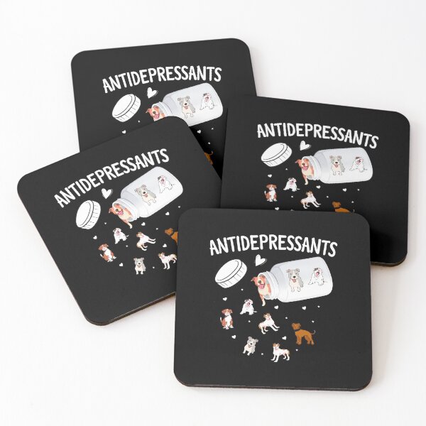 Item preview, Antidepressants Dog Lover Art designed and sold by SoyLamderma.