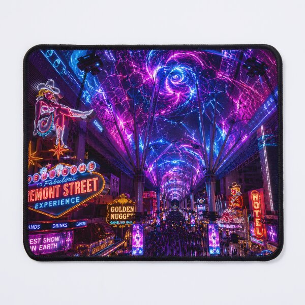 Item preview, Las Vegas 2150 Cyberpunk | Neon Atlas | Futuristic Neon Wall Art | Sci-Fi Cityscape designed and sold by NSAstore.