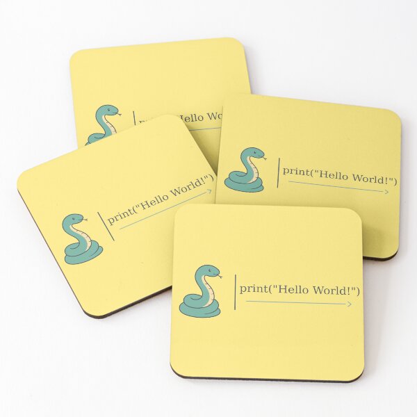Item preview, Hello World! - Python designed and sold by Ctrl+Alt+Store.