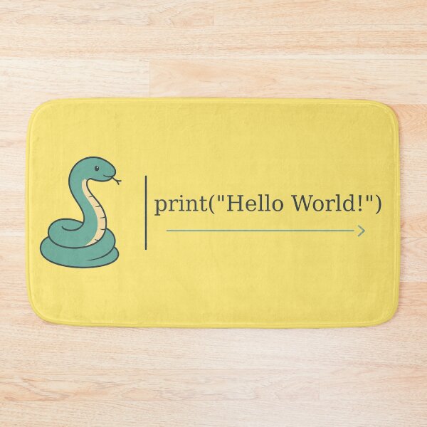 Item preview, Hello World! - Python designed and sold by Ctrl+Alt+Store.