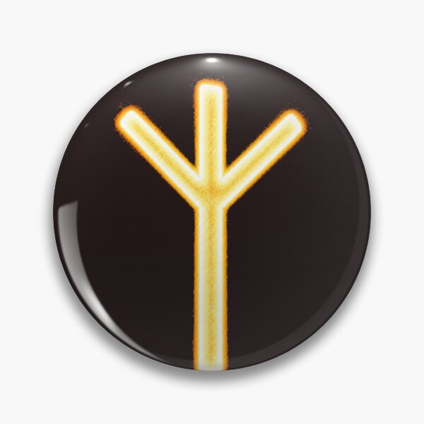 Item preview, Algiz Rune Meaning – Protection, Higher Guidance & Spiritual Awareness | Elder Futhark Design designed and sold by TheSymbolicBlend.