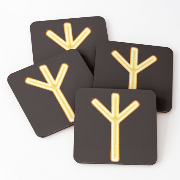 Item preview, Algiz Rune Meaning – Protection, Higher Guidance & Spiritual Awareness | Elder Futhark Design designed and sold by TheSymbolicBlend.