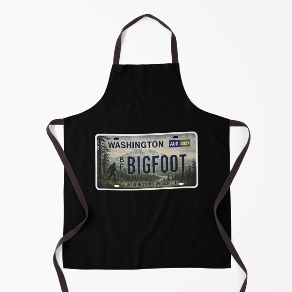Item preview, Bigfoot Washington License Plate | Pacific Northwest Sasquatch Decor designed and sold by Swanny's Custom T-shirt and Gift Designs.