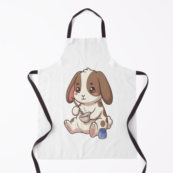 Item preview, Cute Bunny Painting Pottery Bowl designed and sold by Ella_Sketch.