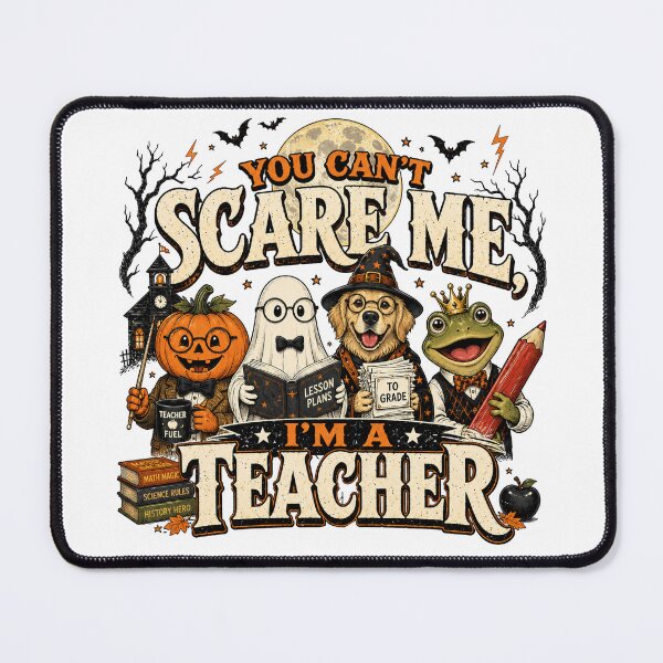 Item preview, You Can't Scare Me I'm a Teacher Halloween Funny Teacher designed and sold by Spyshirt.