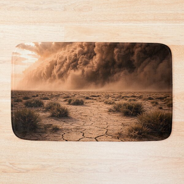 Item preview, Massive Dust Storm Over Cracked Desert designed and sold by Yomere.