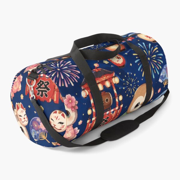 Item preview, Kawaii Owl Japanese Night Festival Seamless Pattern | Matsuri Wrapping Paper & Scrapbook Design designed and sold by kawaii animal store (in Japan).
