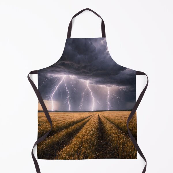 Item preview, Lightning Storm Over Golden Wheat Field designed and sold by Yomere.