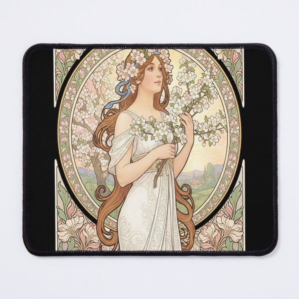 Item preview, Alphonse Mucha Spring 1898 designed and sold by Daniel Abdelmaseih.