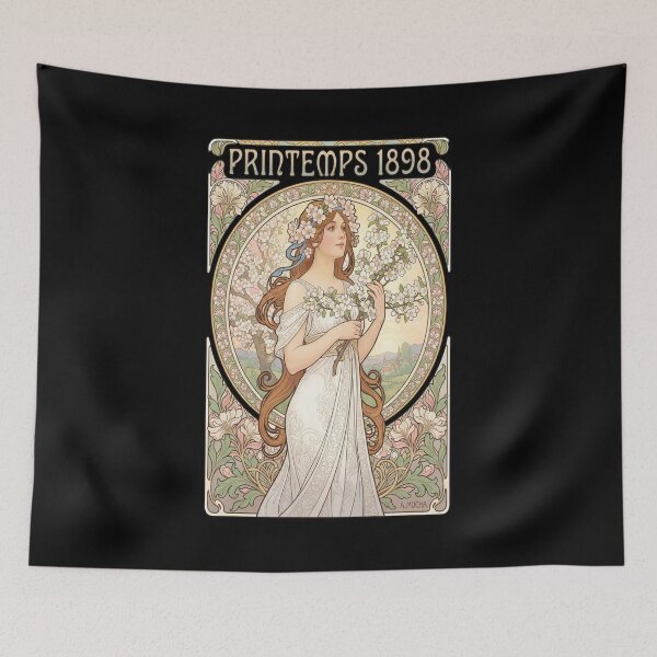 Item preview, Alphonse Mucha Spring 1898 designed and sold by Daniel Abdelmaseih.