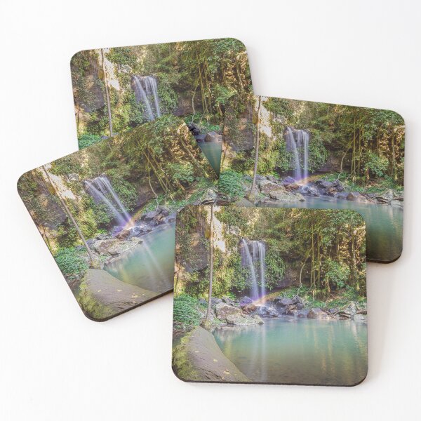 Item preview, Curtis Falls Rainforest Waterfall Print | Tamborine National Park Queensland designed and sold by MinzMarchStudio.