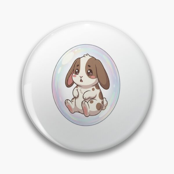 Item preview, Cute Bunny Inside Soap Bubble designed and sold by Ella_Sketch.
