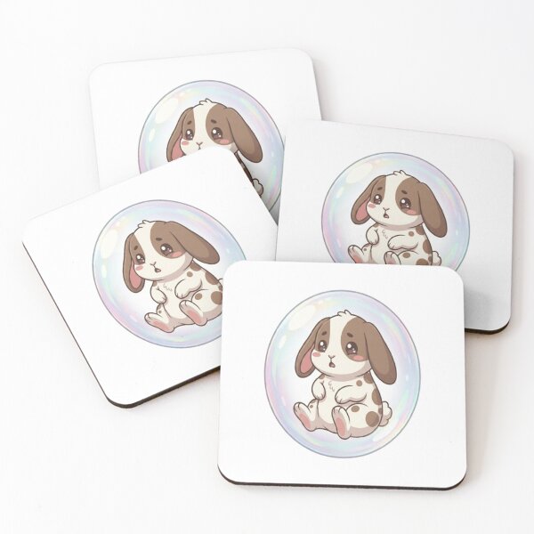 Item preview, Cute Bunny Inside Soap Bubble designed and sold by Ella_Sketch.