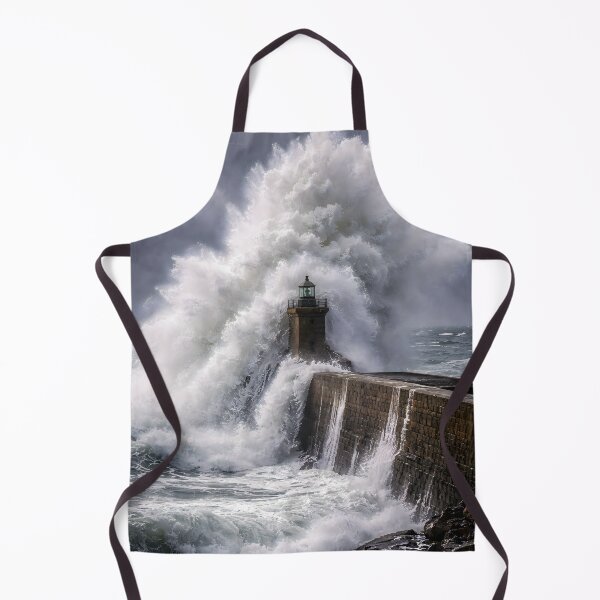 Item preview, Storm Waves Crashing Over Lighthouse designed and sold by Yomere.