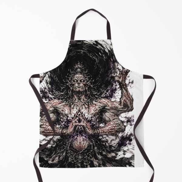 Item preview, Four Armed Demon King Japanese Ritual Ink Art designed and sold by MouradStudio.