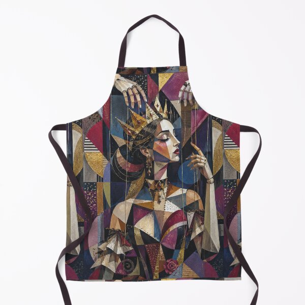 Item preview, Marionette Queen, a puppet on a string painting. designed and sold by GalleryKauffeld.