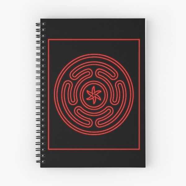 Item preview, Hekate Wheel – Black and Red Sacred Goddess Symbol designed and sold by Witch Joseph.
