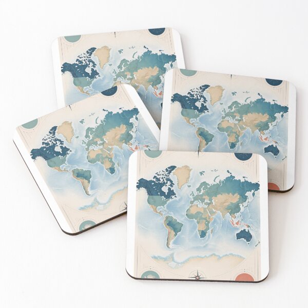Item preview, World Map designed and sold by Shazzi_shop.