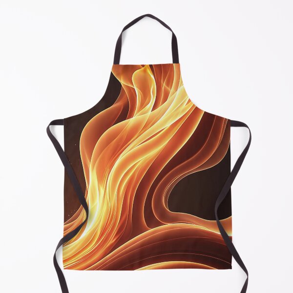 Item preview, Liquid Gold Fire Ribbon - Glowing Vertical Flame Wave designed and sold by CuteSlothWorld.