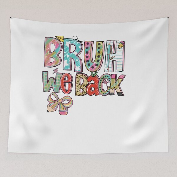 Item preview, First Day Of School Funny Bruh We Back Welcome Back designed and sold by KroghDs.