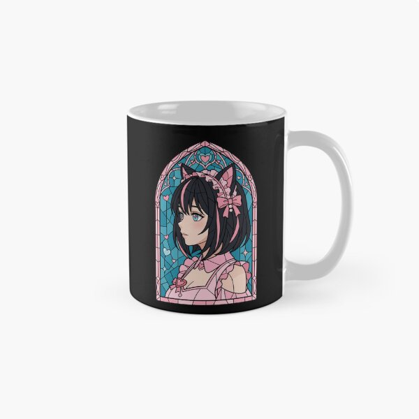 Item preview, Eishin Flash Uma Musume Sweet Pink Stained Glass Portrait designed and sold by mildaclairmo.
