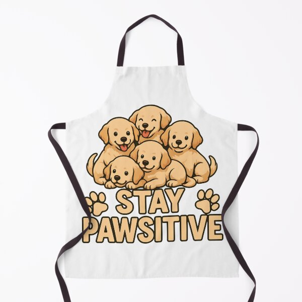 Item preview, Cute Puppies Stay Pawsitive Dog Lover Design designed and sold by GiaoCalonas.