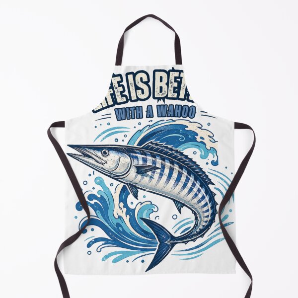 Item preview, Life Is Better with A Wahoo T-Shirt, Funny Saltwater Fishing Gift, Wahoo Fish Angler Graphic Tee, Offshore Fishing Shirt designed and sold by OUICHA.