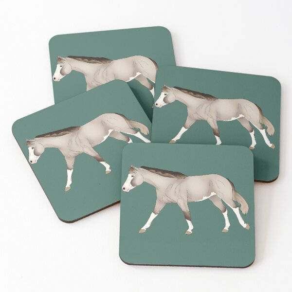 Item preview, Loping Stock Mare: "Shining Like Silver" designed and sold by LuxeHurricane.