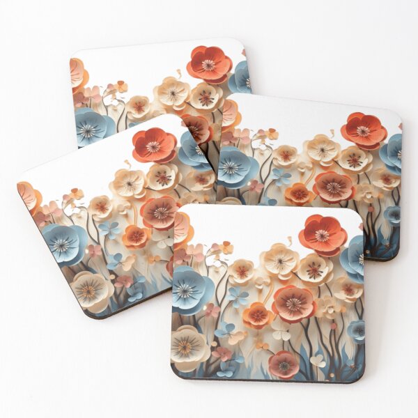 Item preview, Vibrant 3D Paper Cut Flowers designed and sold by ArhaanFashions.
