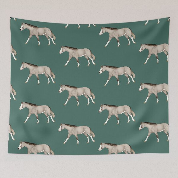 Item preview, Loping Stock Mare: "Shining Like Silver" designed and sold by LuxeHurricane.