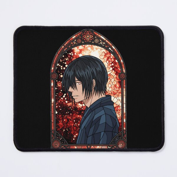 Item preview, Benimaru Shinmon Fire Force Side Profile Ember Stained Glass designed and sold by mildaclairmo.