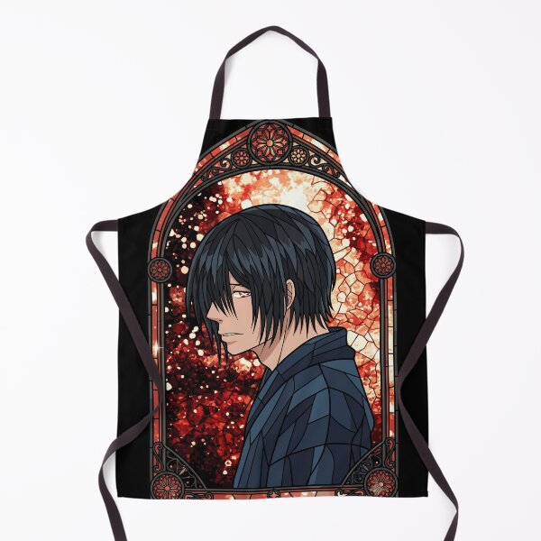 Item preview, Benimaru Shinmon Fire Force Side Profile Ember Stained Glass designed and sold by mildaclairmo.