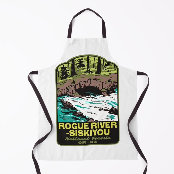 Item preview, Natural Bridge Rogue River Siskiyou Forest Retro Poster designed and sold by HalpinDesign.