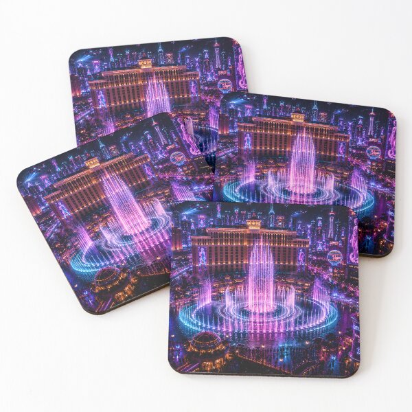 Item preview, Las Vegas 2150 Cyberpunk | Neon Atlas | Futuristic Neon Wall Art | Sci-Fi Cityscape designed and sold by NSAstore.