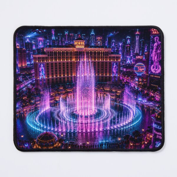 Item preview, Las Vegas 2150 Cyberpunk | Neon Atlas | Futuristic Neon Wall Art | Sci-Fi Cityscape designed and sold by NSAstore.