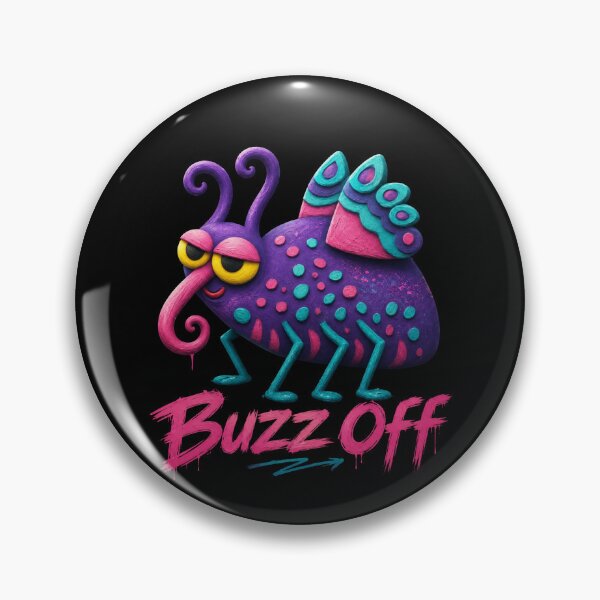 Item preview, Buzz Off - Moody Psychedelic Bug Streetwear Design designed and sold by PatykArt.