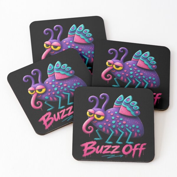 Item preview, Buzz Off - Moody Psychedelic Bug Streetwear Design designed and sold by PatykArt.