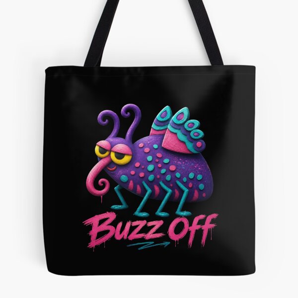 Item preview, Buzz Off - Moody Psychedelic Bug Streetwear Design designed and sold by PatykArt.