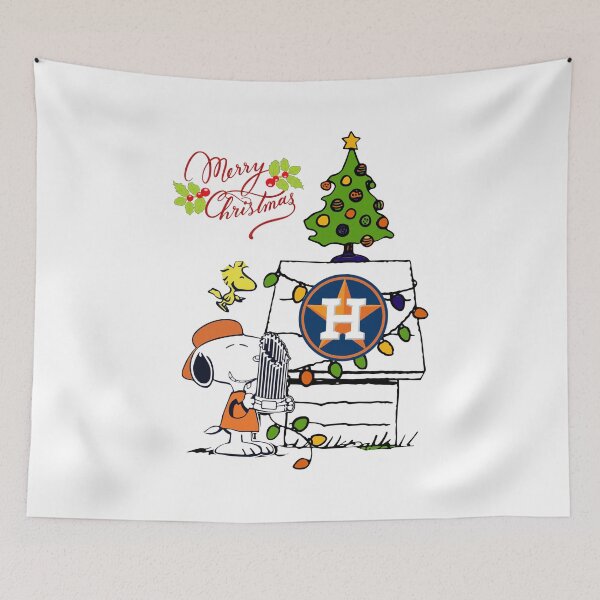 Item preview, Houston Baseball Christmas Champion Beagle designed and sold by OddPalsArt.