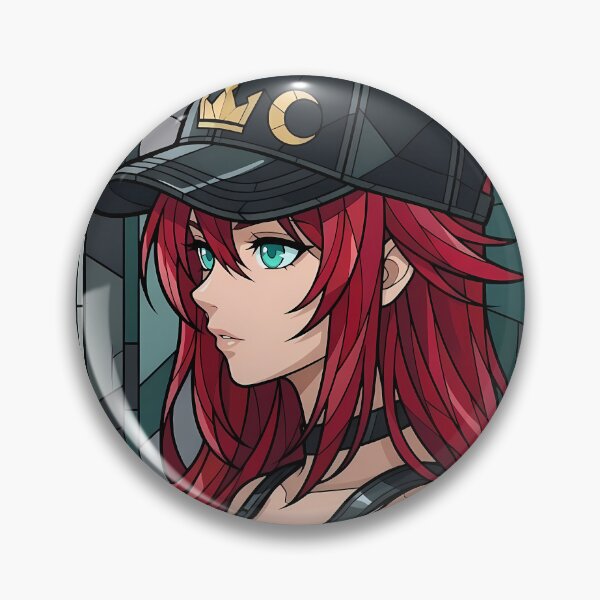 Item preview, Rias Gremory High School DxD Urban Stained Glass Profile designed and sold by mildaclairmo.